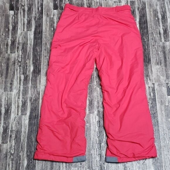 COLUMBIA GIRLS BRIGHT PINK SKI/SNOWBOARD PANTS, SIZE XL - Picture 13 of 14